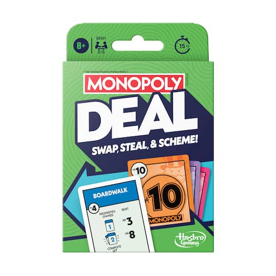 Monopoly® Deal Card Game By Hasbro | Michaels®